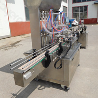 Machine de remplissage et d'emballage de bouteilles d'eau potable pure, de jus, de boissons et d'huile, à 2 buses et 4 têtes, pour liquides minéraux