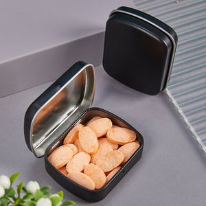 Высокое качество, жестяная коробка для конфет, металлическая жестяная коробка, металлическая жестяная коробка с откидной крышкой, черное белое золото, розовое золото - Product Image 6