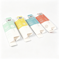 Boîtes en papier cosmétique écologiques personnalisées, imperméables, pliables, emballages en carton, impression offset pour sérum de soin de la peau