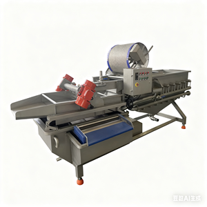 Lavadora automática <span class=keywords><strong>de</strong></span> brotes <span class=keywords><strong>de</strong></span> soja y <span class=keywords><strong>lentejas</strong></span> para plantas procesadoras <span class=keywords><strong>de</strong></span> vegetales con motor - Product Image 2