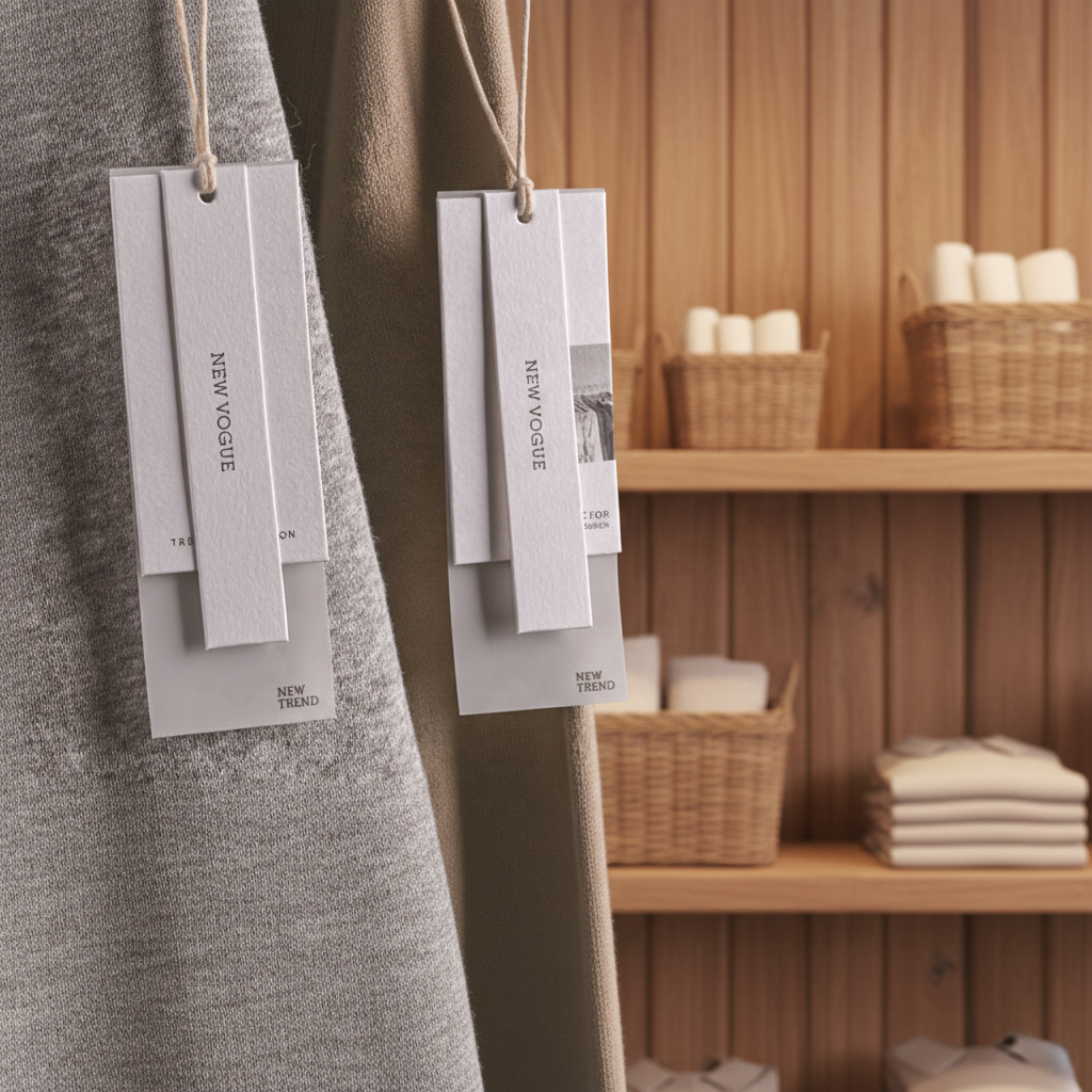 Eco-Friendly Paper Brand Tag Home Textiles, Shoes, Hats, Underwear, Clothes Advanced Fashion Custom Logo Label Hang Tag