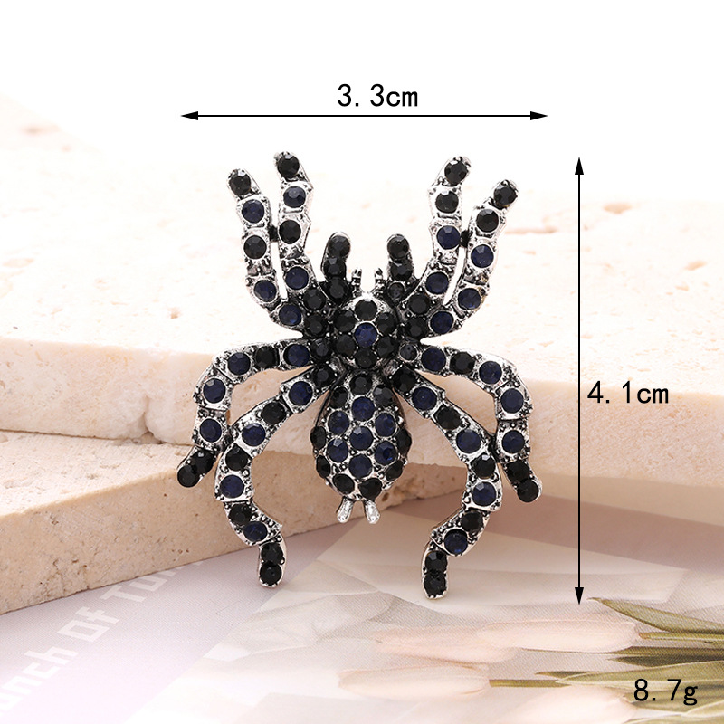 D2721 ragno blu nero