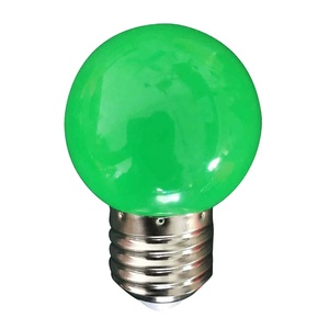 Newest Colorful E27 110V 220V Red Blue Green White Yellow Rgb Blubs Energy Saving LED <strong>Golf</strong> <strong>Ball</strong> Light Bulb <strong>Globe</strong> Lamp - Product Image 2
