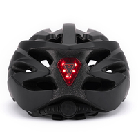 Haute qualité équitation vtt casque de vélo intégré montagne route vélo casque de sécurité avec feu arrière tête de protection casque de sécurité