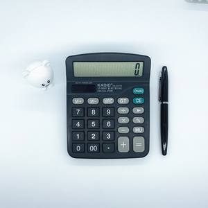 Calculatrice électronique Kadio KD-8837B à 12 chiffres, noire, multifonctionnelle, cadeau pour étudiants, utilisation au bureau - Product Image 1