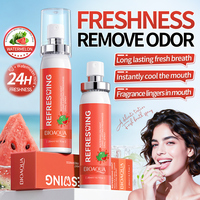 Spray buccal portable OEM BIOAOUA, haleine fraîche longue durée, format voyage, rafraîchisseur d'haleine de poche