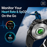 Montre connectée de sport tactique unisexe antichoc pour le camping, avec écran AMOLED 2026 et assistant vocal IA Bixby