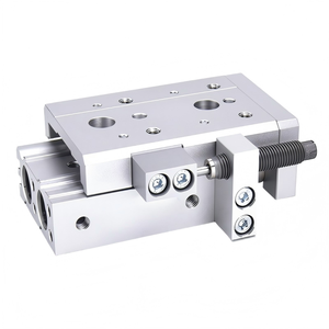 Cilindro de Doble Efecto <span class=keywords><strong>AirTAC</strong></span> Serie HLH HLH16 con Guía Lineal y Mesa Deslizante de Doble Barra MXS6-10 6-20/30/40/50 - Product Image 3