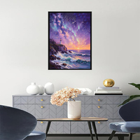 Kits de Peinture Diamant 5D en Gros, Personnalisables, avec Strass AB, Mosaïque Diamant 5D, Art Moderne pour Adultes, Décoration de Chambre pour Couples