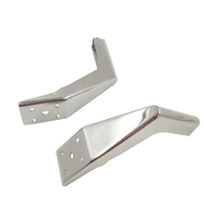 Pieds de canapé chromés neufs pour meubles, pieds de lit, pieds de meuble de rangement, pièces de mobilier