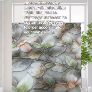 Tela <span class=keywords><strong>de</strong></span> Lino y Algodón con Diseño <span class=keywords><strong>de</strong></span> Dibujos Animados <span class=keywords><strong>de</strong></span> Princesa Orgánica, Impresión Digital, 30% Lino, 70% Algodón para Ropa, Venta Directa <span class=keywords><strong>de</strong></span> Fábrica - Product Image 4