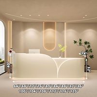 2025 nouveau Design petit luxe réception Salon Spa réception comptoir moderne pour salon de beauté et bar