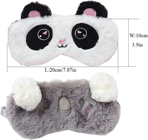 Máscara de Ojos de Animales Adorables, Máscaras de <span class=keywords><strong>Dormir</strong></span> de Felpa <span class=keywords><strong>para</strong></span> Mujeres, <span class=keywords><strong>Niñas</strong></span> y Niños - Product Image 4