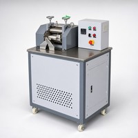 Machine de granulation de plastique, mélangeur à deux rouleaux pour silicone, chauffage à l'huile, granulation de composés, qualité médicale CE ISO