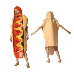 Venta al por mayor de alta calidad de impresión digital de tamaño libre <span class=keywords><strong>divertido</strong></span> carnaval juego de rol Galleta de leche fiesta Cosplay <span class=keywords><strong>pareja</strong></span> <span class=keywords><strong>disfraz</strong></span> - Product Image 6