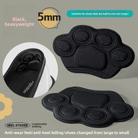 Autocollant en mousse pour talon, anti-déchirure, anti-usure, épaisseur 5 mm, pour ajuster la taille des chaussures et réduire l'effort sur les pieds
