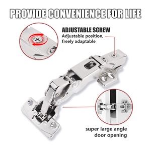 High Quality Furniture Hardware Large Angle 165° Multi Function Hydraulic <b>Soft</b> <b>Close</b> 35mm Adjustable <b>Cabinet</b> <b>Hinge</b> - Product Image 2