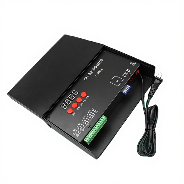 Juxuan New Products 8192point Full-Color Led Pixel T8000 Controller TTL Control AC220V Aviation Aluminum Shell 2 Year Warranty