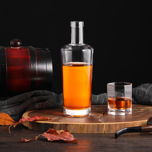Bouteille en verre de 500 ml et 750 ml pour <span class=keywords><strong>Vodka</strong></span>, Whisky, Gin, Tequila, Rhum, <span class=keywords><strong>Cocktail</strong></span>, Brandy, Cognac, Vin au gingembre, Liqueur - Vente en gros - Product Image 6