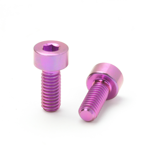 Sekrup Kepala Heksagonal Berlapis <span class=keywords><strong>Titanium</strong></span> Warna Pink, Baut Allen <span class=keywords><strong>Titanium</strong></span> - Product Image 4