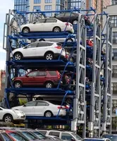 Sistema de Estacionamiento Vertical Automatizado Inteligente para Autos, Tipo Circular, Elevador de Estacionamiento Giratorio, Diseño de Ascensor para Autos
