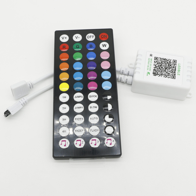 Universal Led Controller 44 Key Lighting Control IR Remote RGB Led Strip Light Controller DC 12V for 5050 2835 RGB LED Strip