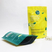 Sachet d'emballage alimentaire personnalisé imprimé, refermable avec fermeture éclair