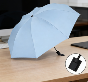 Nouvelle conception de parapluie de marque, mini parapluie pliable 3 sections, parapluie de poche pour le soleil et la pluie, cadeaux d'affaires, boîte rigide, protection UV - Product Image 4