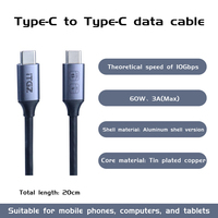 Câble de données ITGZ à charge rapide Type-C vers IP, 3A, en alliage d'aluminium, 0,2M, 0,5M, 1,2M, cordon de charge pour téléphone