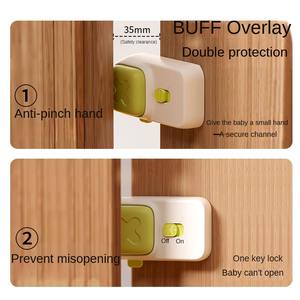 Bloqueur de <span class=keywords><strong>porte</strong></span> en silicone anti-pincement pour bébé - Product Image 3