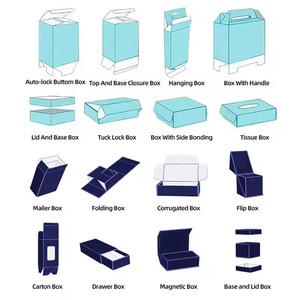 Bán buôn Logo tùy chỉnh bưu phẩm Bao bì nhỏ Gấp bìa thực phẩm Snack Bánh Cookie Gói Hội Đồng Quản trị hộp giấy - Product Image 6