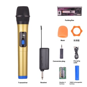 ไมโครโฟนไร้สาย Black Gold รุ่น LT-038 รองรับการชาร์จแบบไร้สาย สำหรับร้องเพลงที่บ้าน ไลฟ์สด พร้อมการ์ดเสียงคุณภาพดี เหมาะสำหรับใช้งานกลางแจ้ง - Product Image 6