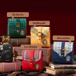 Étui pour appareil photo Instax <span class=keywords><strong>Harry</strong></span> <span class=keywords><strong>Potter</strong></span> X pour Fujifilm Instax Mini Series, motif écossais Ravenclaw, en similicuir, pochette de protection, objet de collection - Product Image 3