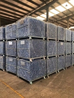 Mracking Conteneurs et cages en fil métallique à usage intensif personnalisés pour le stockage en entrepôt, vente en gros