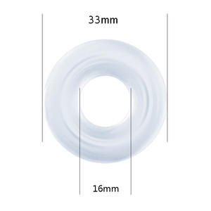 Anneau de pénis pour <span class=keywords><strong>couple</strong></span> de qualité alimentaire TT FOREST, anneau de sexe en silicone liquide invisible à action prolongée, anneau de verrouillage retardateur d'éjaculation - Product Image 6