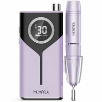 Machine à ongles électrique sans fil rechargeable 30000 tr/min, lime à ongles portable pour salon et usage domestique