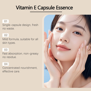 Capsules de sérum hydratant à la <span class=keywords><strong>vitamine</strong></span> <span class=keywords><strong>E</strong></span> biologique Moxirea, soin de la peau du visage, liquide nourrissant, jour et nuit, capsule jetable - Product Image 5