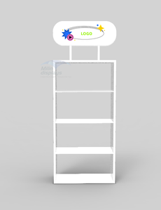 منصة عرض تجارية محمولة حديثة مخصصة من الألومنيوم والقماش المشدود لمنتجات العناية بالبشرة والتجميل - Product Image 5