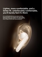 Écouteurs VIEFONG VE61 sans fil avec capteur radar de vibration, détection de traduction simultanée, SOS, détecteur de mouvement et réduction du bruit