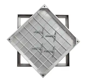 British Cheap Aluminum Embedded Manhole Cover Double Seal Manhole Cover