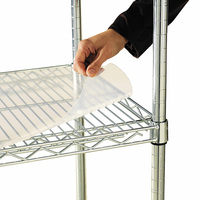 Étagère modulaire multi-niveaux en fil métallique ouvert pour l'affichage de produits en magasin
