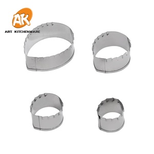 AK Sugar Craft Fondant Công Cụ Bánh Trang Trí Rose <span class=keywords><strong>Leaf</strong></span> <span class=keywords><strong>Cutter</strong></span> Set <span class=keywords><strong>Cookie</strong></span> <span class=keywords><strong>Cutter</strong></span> S349 Kim Loại Opp Túi Hoặc OEM Gói Tất Cả Các Mùa - Product Image 3