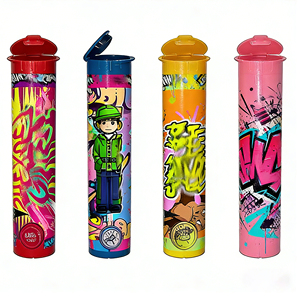 कस्टम आकार पूर्व प्लास्टिक ट्यूब पैकेजिंग के साथ बाल प्रतिरोधी ढक्कन रोल ट्यूब पैकेजिंग अनुकूलन योग्य गोल स्क्रीन ट्यूब पैकेजिंग - Product Image 1