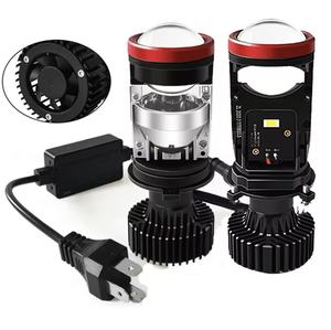 โปรเจคเตอร์เลนส์ขนาดเล็ก <span class=keywords><strong>T7</strong></span> H4 LED 120W พร้อมพัดลมความเร็วสูง ชุดหลอดไฟหน้ารถยนต์ H4 LED แบบลำแสงคู่ ไฟสูงและไฟต่ำ - Product Image 1