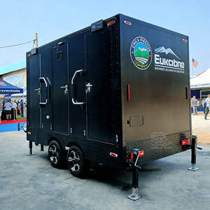 Film Premiere Portable Toilet Trailer Cinema Restroom With Step <b>Repeat</b> For Celebrity Outdoor Red Carpet Event - Product Image 6