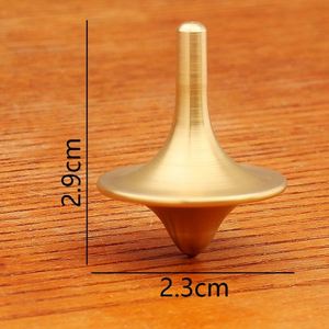 Brass Spinner <b>Toy</b> - Modern Metal Craft Fidget <b>Desk</b> Decor for Office - Product Image 1