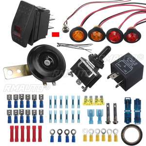 Rocker <b>Switch</b> Turn Signal Street Led Kit with Horn Reverse <b>Light</b> <b>12V</b> for Polaris Ranger General RZR SXS ATV UTV Golf Cart - Product Image 1