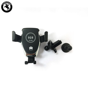 Soporte de Carga para Auto Kinggard <span class=keywords><strong>2023</strong></span>, <span class=keywords><strong>Precio</strong></span> Económico, con Sujeción Automática, para Rejilla de Ventilación, Compatible con Cargadores Inalámbricos de 15W, Universal para Auto - Product Image 1