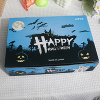 Boîte Mystère 8 cm Happy Hall – Poupée Fantôme d'Halloween en TPR, Jouet Squishy Anti-Stress à Presser, Fidget Créatif et Amusant, Cadeau Idéal pour l'Humeur