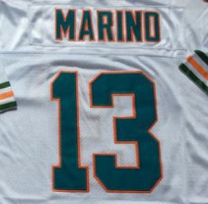 Белое сшито Джерси дан Марино лучшего качества - Product Image 1